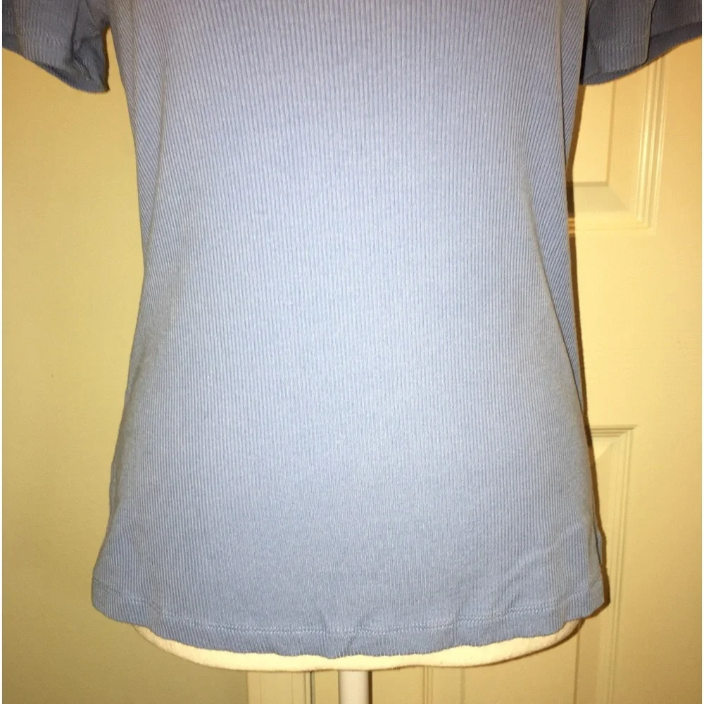 NINE WEST Ribbed Tee